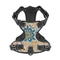 thumbnail image 4 of XMXY No Pull Dog Harness, Vintage Mandala Elements Adjustable Reflective Pet Harness with Oxford Vest, Large Size, 4 of 8