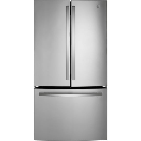 GE APPLIANCES GNE27JYMFS french door freestanding refrigerator Stainless Steel