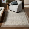 thumbnail image 2 of TOWN & COUNTRY TERRA Nalani Textured Diamond Hand-Knotted Flatwoven 100% Natural Jute Area Rug, Brown, 3'x5', 2 of 10