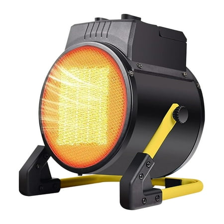 

KLZO 1500W Electric Patio Heater - Fast Heating Overheat Protection Thermostat Portable Outdoor Heaters for Patio Greenhouse Room Garage Tent Indoor Use