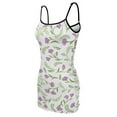 thumbnail image 5 of Ladies Elegant Sling Sleeveless Sexy Dress floral, 5 of 6