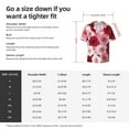 thumbnail image 7 of Disketp Men's Hawaiian Rose Print Shirts Button Down Holiday Beach Shirts-Large, 7 of 7