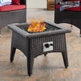 thumbnail image 2 of Modway Convene Ensemble de 3 Pcs Mobilier de Patio Extérieur, Foyer en Espresso Rouge, 2 of 9