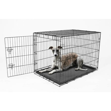 Carlson Secure and Compact Single Door Metal Dog Crate, (Best Way To Secure A Door)