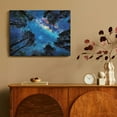 thumbnail image 4 of Fenyluxe Stars Night Sky Trees Canvas Wall Decor for Bedroom & Kitchen - Fashion Wall Art - Ready to Hang Home Art 16x12in, 4 of 6