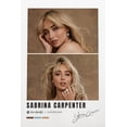 thumbnail image 3 of Póster con retrato de la cantante de moda moderna Sabrina Carpenter, pinturas en lienzo, imágenes artísticas de pared, decoración del hogar, dormitorio y club, 3 of 5