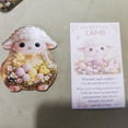 thumbnail image 4 of PEKKAXY Easter Bunny Pocket Hug Gift Set, Acrylic Cross Charm & Bunny Greeting Card, Christian Religious Inspirational Keepsake for Family Friends, 3.54x2.76 Inch, 4 of 8