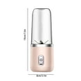 thumbnail image 3 of Portable Rechargeable Juicer Cup, 400ml Small Multifunctional Juicer, 6 Blades Design, USB Charging, Food Grade Plastic, Easy to Clean & Use, Suitable for Student Home Travel, Handheld Juicing Cup, 3 of 7