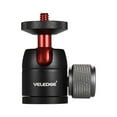 thumbnail image 4 of VELEDGE Mini Tripod Ball Head Adapter Ballhead Alumimun Alloy 360, 4 of 8