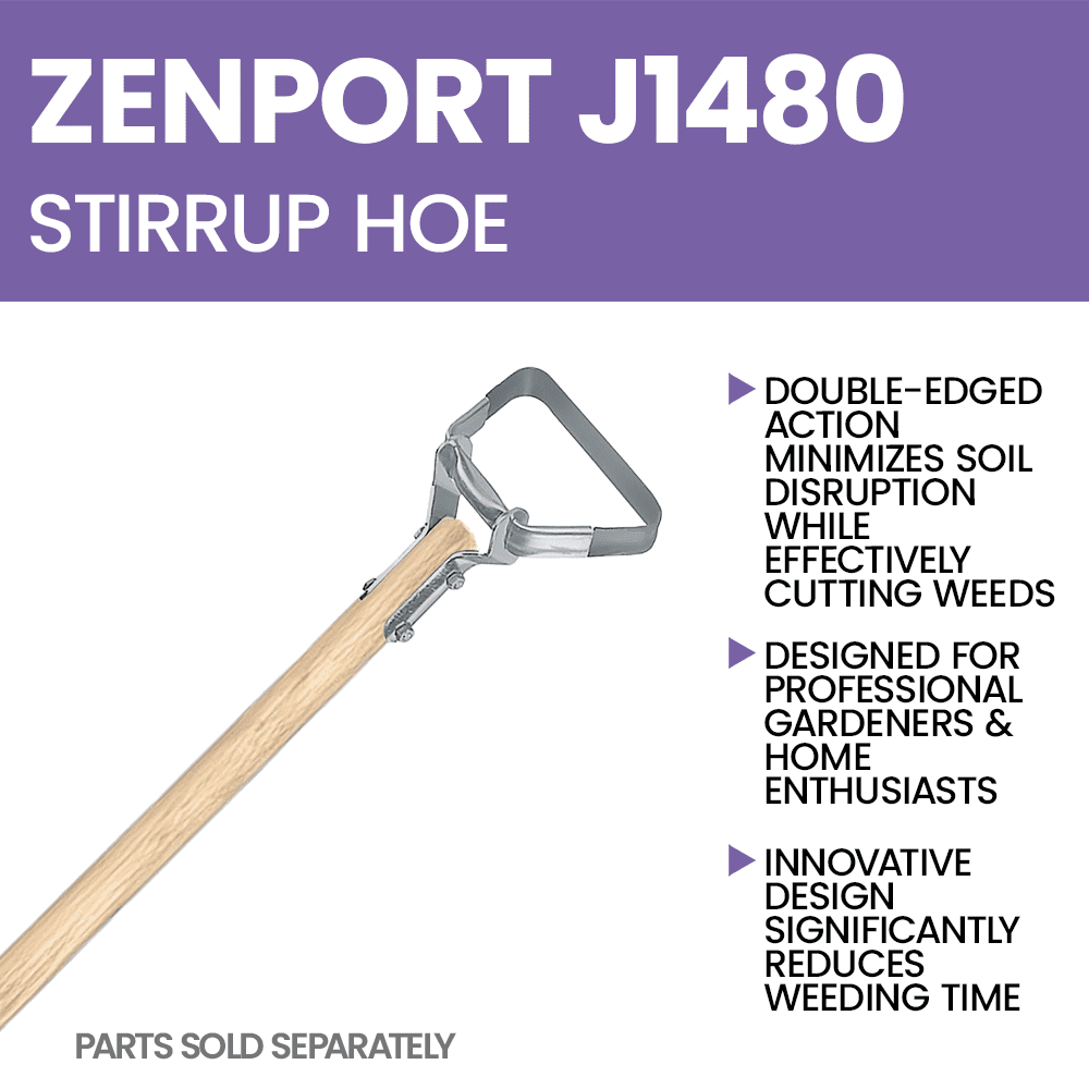 Zenport J1480 Scuffle Stirrup Action Hoe Head - 3 Pack