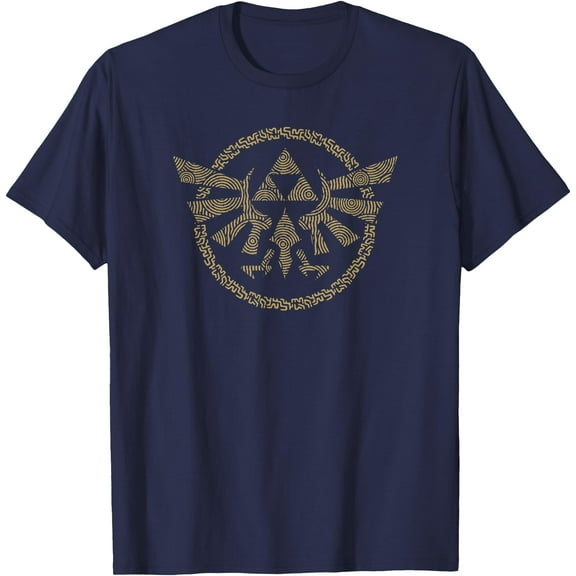 Legend of Zelda Tears Of The Kingdom Hyrule Badge DTG Print Unisex T-Shirt