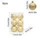thumbnail image 3 of Paquete de 6 Bolas Navideñas Multicolores de 6 Cm de Plástico Irrompible para Árbol de Navidad | Acabado Mate Brillante | Decoración Navideña Fácil de Colgar para Regalar En Casa o En Fiestas, 3 of 6