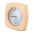 thumbnail image 2 of Aqxreight Wood  ,  Room  Hygrometer Humidity Temperature Meter Fit for  Room, Bathroom, Sweat Stream Room, 2 of 8