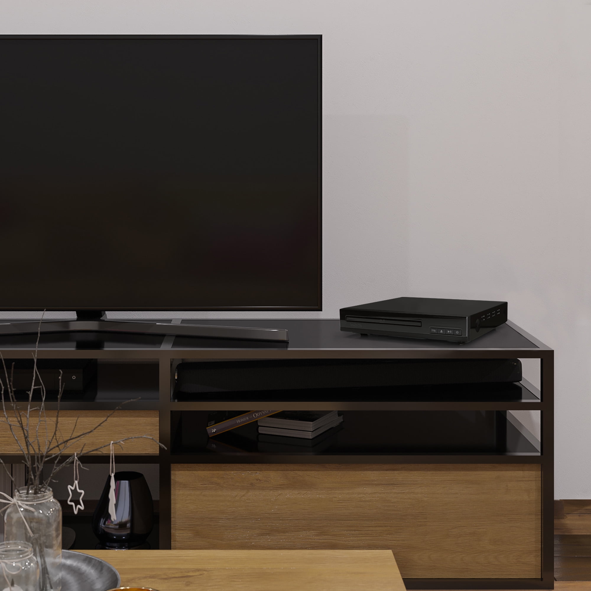 onn. DVD Player with HDMI Cable and Redbox Promotion