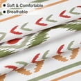 thumbnail image 3 of Invoibler Set of 3 Boho Curtains,60-65% Room Darkening Curtain，Window Drapes,3 Panel,Yellow-green&White, 3 of 8