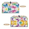 thumbnail image 4 of TSOVTHRID Colorful Watercolor Butterfly Print Microwave Dust Cover Oil-Proof Countertop Convection Oven Cover Smart Oven Protector for Kitchen Decor and Accessories, 18.25"W x 14.5"D x 11"H, S, 4 of 7