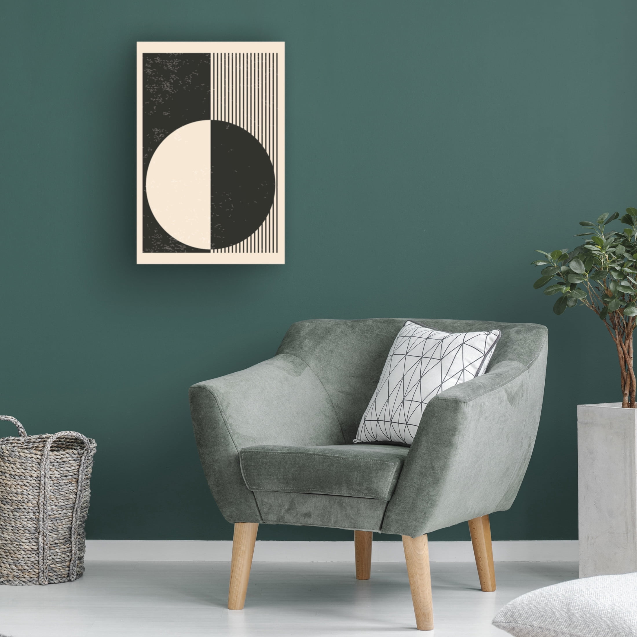 Trademark Fine Art jay stanley Black and White Planets Series 3 Canvas Wall Art