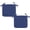 Navy, variant on 2Pcs Square Strap Garden Chair Pads Seat Cushion for Outdoor Bistros Stool Patio Dining Room 14x14 Seat Cushion (Navy)