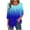 Blue, variant on Back to School Fashion Fall Saving Women's Fall Tops Womens Shirts Casual Plus Size Petite Tops for Women 3/4 Sleeve Womens Blouses Casual Get it Fast