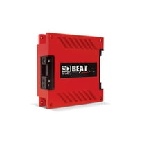Banda BEAT3000.1RED Compact Vehicle Audio Amplifier, Red, 7 lbs