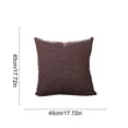 thumbnail image 3 of Housse de Coussin en Lin pour Canapé Lit Salon Chambre Décor 45x45cm 1 Unité, 3 of 6