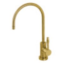 Kingston Brass KS8197NKL Nustudio Single-Handle Cold Water Filtration Faucet, Brushed Brass