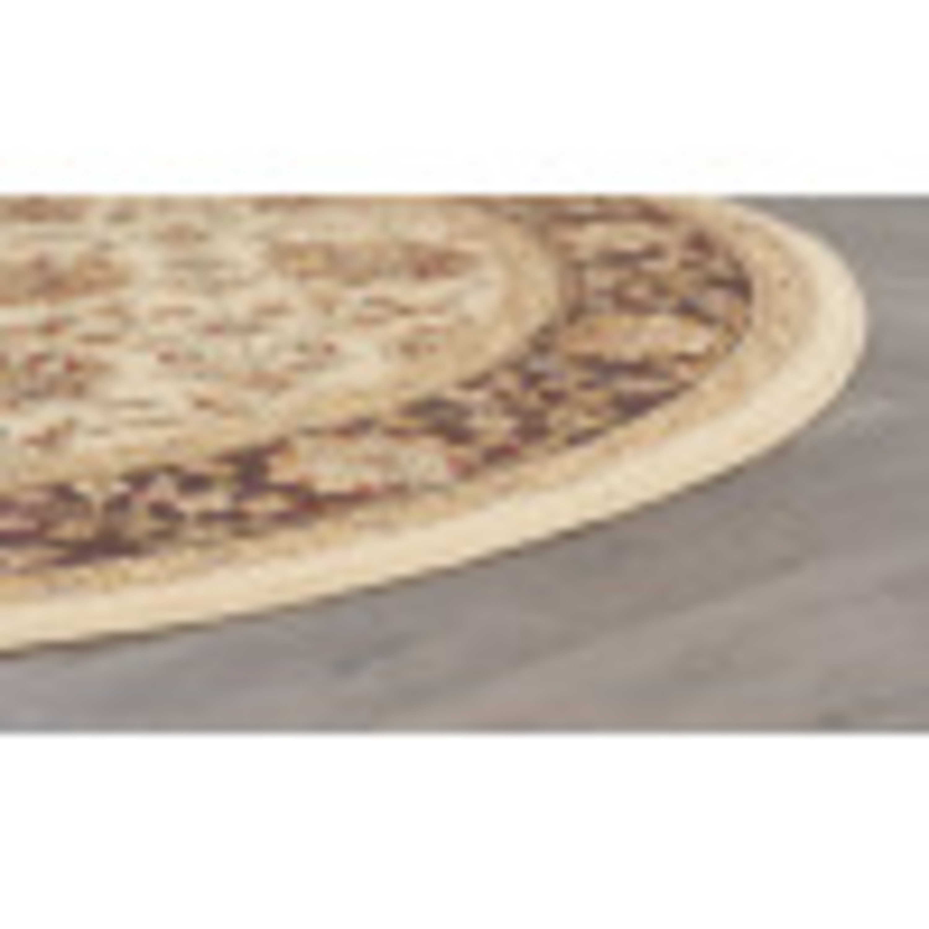 Transitional Area Rug (7'10'' Round) Floral Beige, Sage Green Indoor Round Easy to Clean