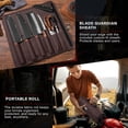 thumbnail image 6 of Huusk 6pcs  Knife Set with Covers - Professional Chef Knife Set with Bag & Sharpener, High Carbon Steel Forged Knives Sets with Scissors, Gifts for Men and Friend, 6 of 8