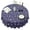 Christmas Snowflake Dark, variant on Christmas Snowflake Dark Blue Pattern Round Tablecloth, Fits 60-Inch Table, Stain & Wrinkle Resistant, Washable Polyester, Kitchen, Wedding, Party
