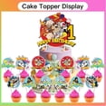 thumbnail image 2 of Baby Looney Tunes 1st Party Supplies Decoration Cake Topper Cupcake Big Number Balloon Set Birthday Decor Kit, 2 of 5
