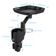 thumbnail image 5 of Bandeja Para Portavasos De Coche Expansor de soporte para taza de coche, estante giratorio para café y hamburguesas 360, accesorios para Interior de coche Likrtyny  Accesorios para autos y motos, 5 of 5