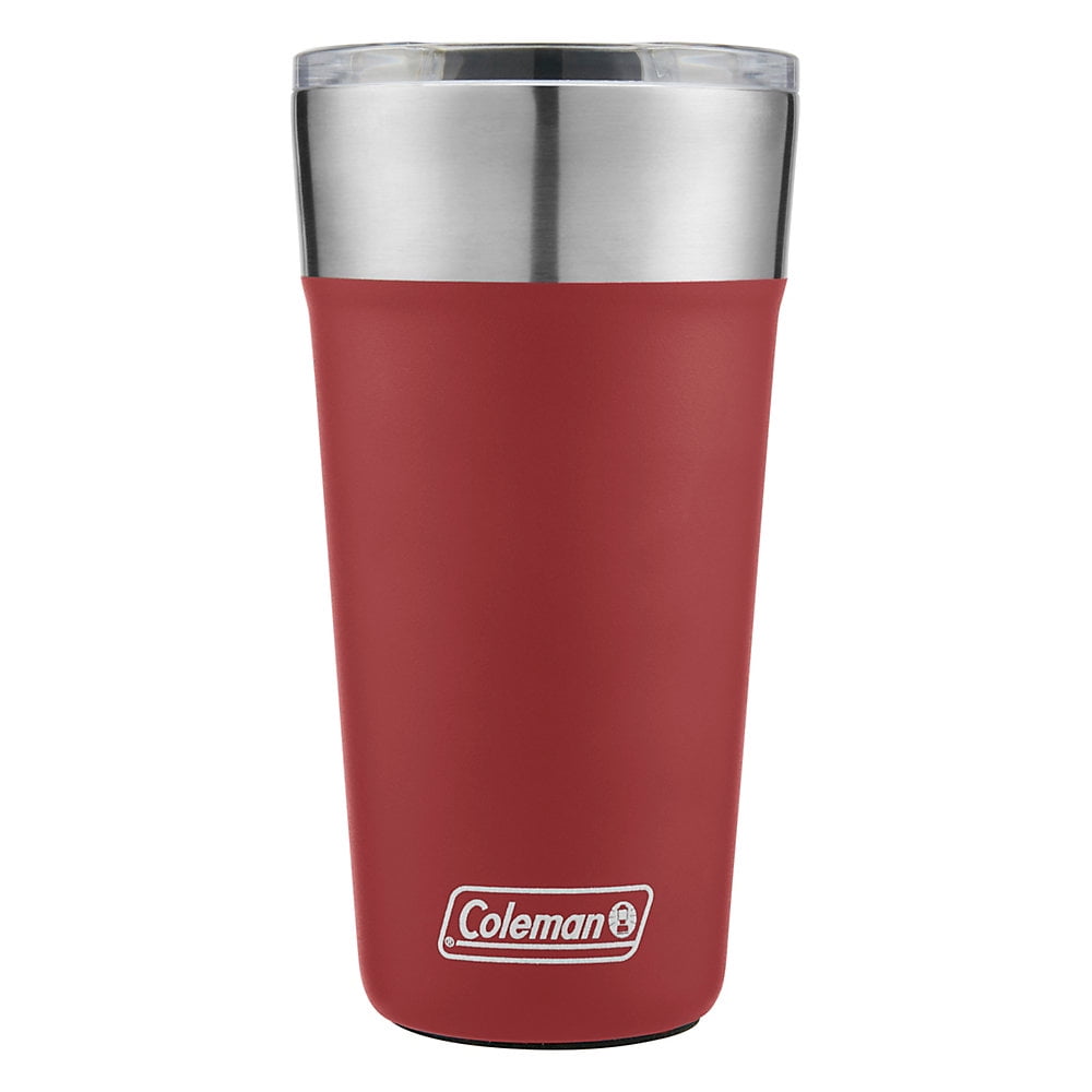 Coleman Brew Insulated Stainless Steel Tumbler, 20oz, Red