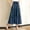 Blue, variant on Women's Summer Layered Skirt With Wooden Ear Trim High Waist Elastic Lace Skirt With Ruffled Edge Girls Skirt Womens Skirts Knee Length Split Skirts for Women Dog Skirt Teen Skirts Alt Skirt Girls