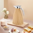 thumbnail image 5 of DUYIWAA Rattan Thermal Jug Double Walled Vacuum Insualted Jug Stainless Steel Coffee Thermal Carafe 1.5L/0.4 Gal, 5 of 10