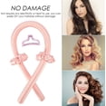 thumbnail image 5 of Rizador de pelo de seda, varillas rizadoras sin calor, diadema con varillas rizadoras sin corazón, rulos rizadores, diadema suave para peinar el cabello de bricolaje, 5 of 5