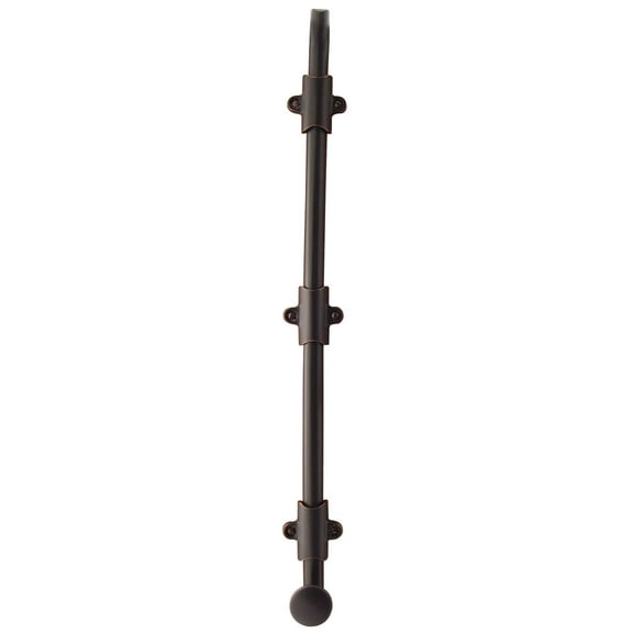 Emtek 8514 24" Surface Bolt with 3 Strikes and Screws, Oil Rubbed Bronze