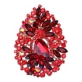thumbnail image 1 of LYMAYTER Clothes Brooch Vivid Appearance Exquisite Brooch Pin - Lightweight, Polished Faux Crystal Waterdrop Shape, Costume Accessory, 1 of 7
