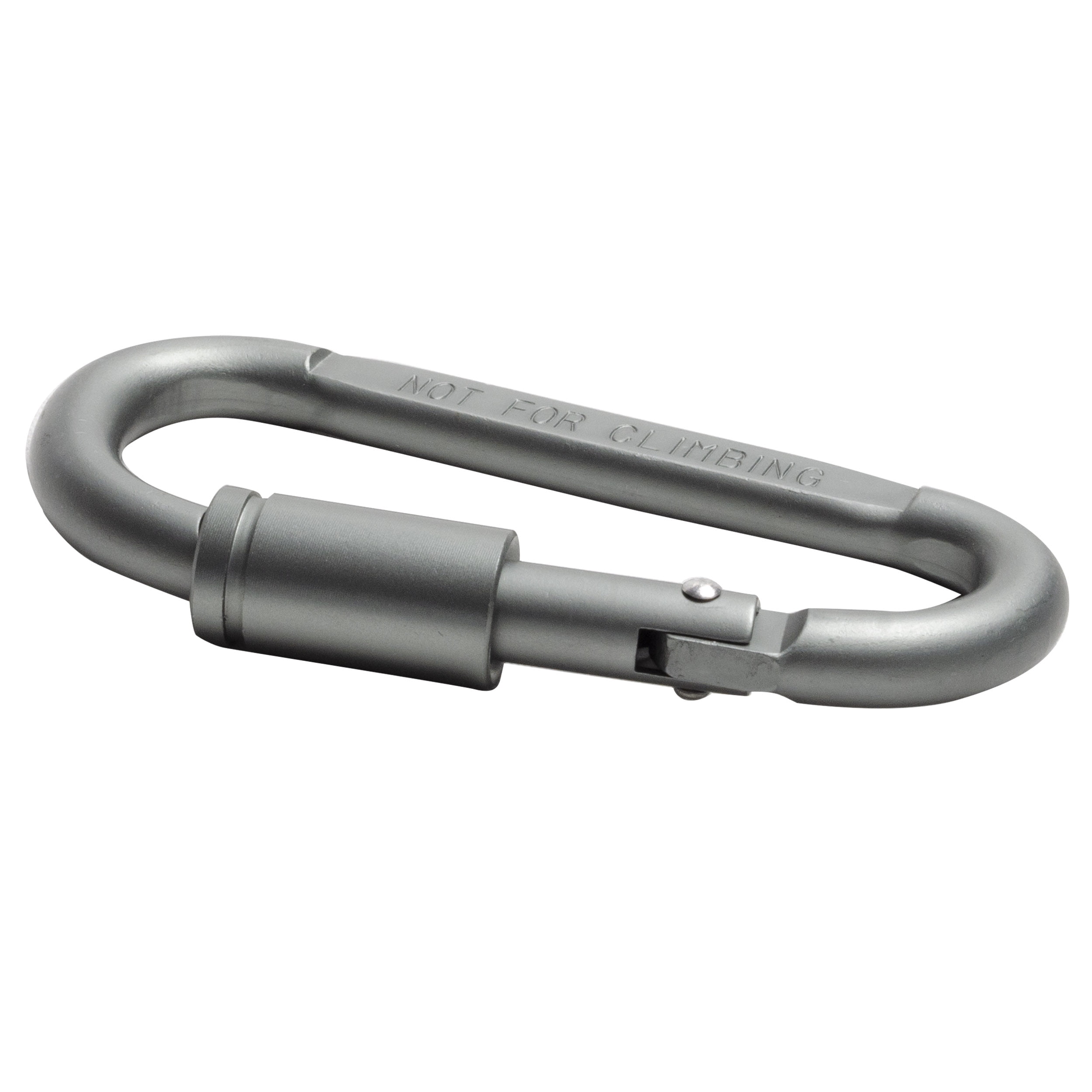 8 Pcs Silver Zipper Lock Clip Metal Carabiner Clip Anti Theft Bag