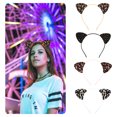 thumbnail image 1 of Moluckfu 4Ud Orejas De Estampado Leopardo Accesorio Para Fiesta Color Surtido, 1 of 6