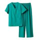 thumbnail image 3 of Set de uniforme de enfermería Strade Fareast Limited para hombres y mujeres M Verde, 3 of 8