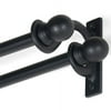 Black Double Decorative Rod Set