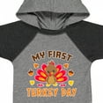 thumbnail image 4 of Inktastic My First Turkey Day with Turkey and Leaves Boys or Girls Baby Bodysuit, 4 of 5