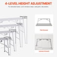 thumbnail image 4 of VEVOR Work Platform Adjustable Height Portable Scaffolding Platform 800 lb Load, 4 of 9