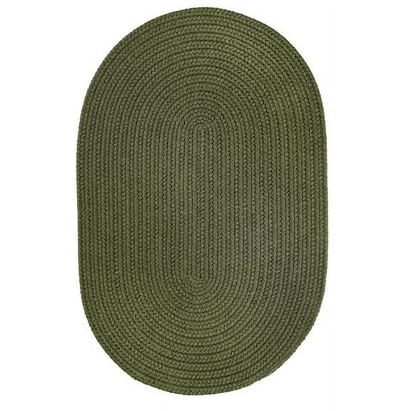 Rhody Rug S029R024X096 Solid 2x8 Rug Dark Sage