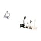 thumbnail image 5 of Figura de pensador abstracto,Estatua de pensador abstracto,decoración para el hogar,Estatua de alce y ciervo,Estatua de jirafa de cerámica,adorno moderno para decoración del hogar,Figuras de, 5 of 8