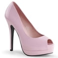 thumbnail image 2 of Bordello BELLA-12 - 5 1/4" Heel, 1 1/2" Hidden & Exposed Pf-B. Pink/B. Pink-12, 2 of 4