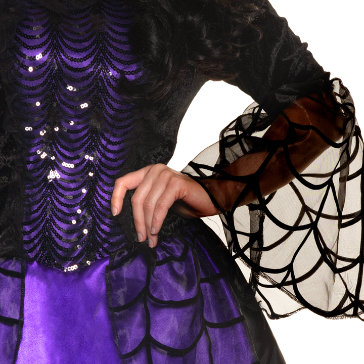 purple witch dress women's Adult Coven Witch Hooded Dress, Purple, 1X