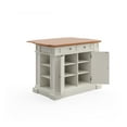 thumbnail image 6 of Homestyles Americana Wood Kitchen Island in Off White, 6 of 10