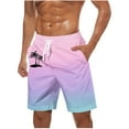 thumbnail image 2 of Dovford Men's Swim Trunks Quick Dry Lightweight Beach Shorts with Pockets, 2 of 5