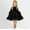 Black, variant on CHUOU Kids Little Girls Daily Dress Autumn Long Sleeve Solid Irregular Princess Dress Ruffle Casual Party Dresses Outfits Clothes